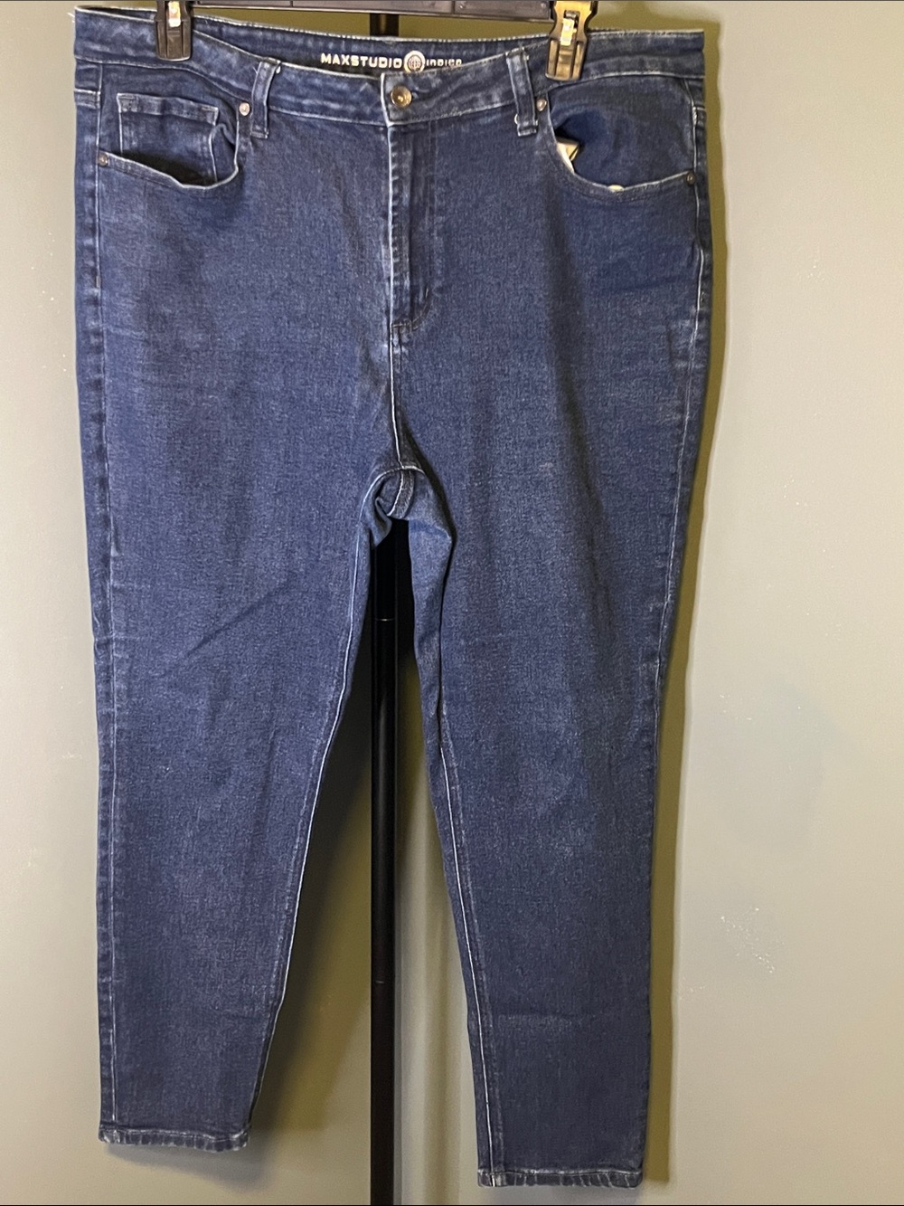 Max Studio Dark Indigo Skinny Jeans